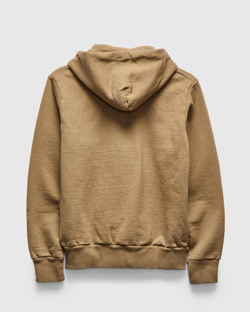 13.5oz Heavyweight Zip Hoodie in Beige