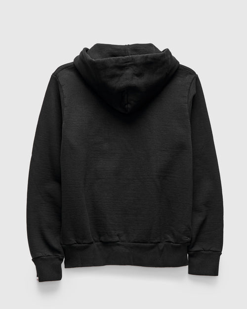 13.5oz Heavyweight Zip Hoodie in Black