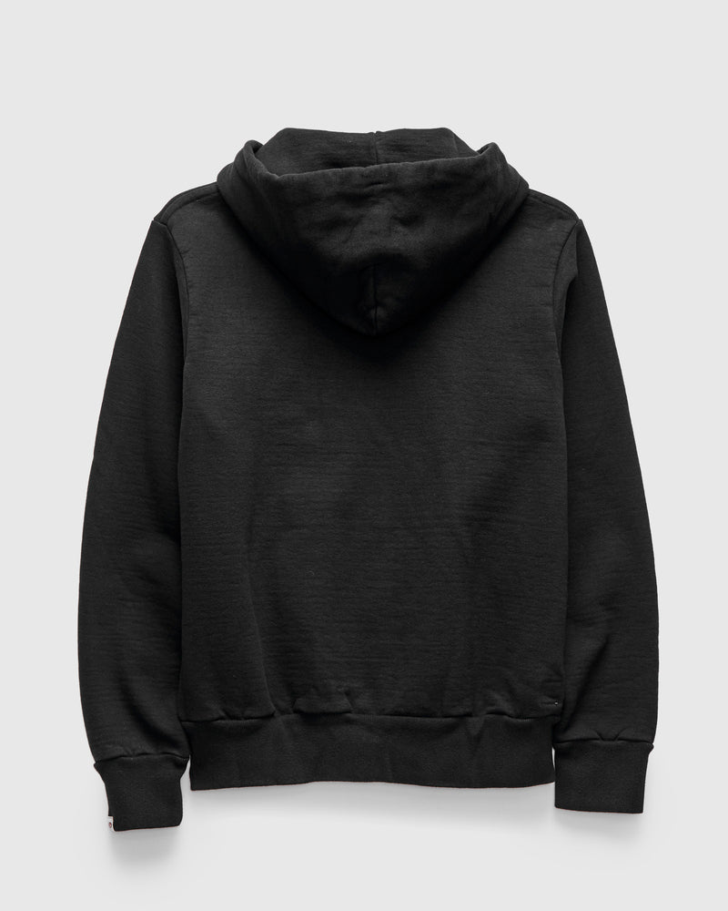 13.5oz Heavyweight Zip Hoodie in Black