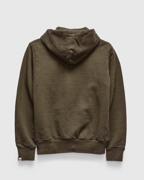 13.5oz Heavyweight Zip Hoodie in Olive