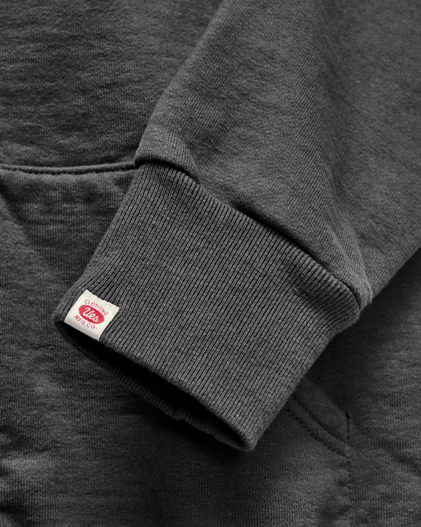 13.5oz Heavyweight Zip Hoodie in Steel Grey – Blue Owl Workshop