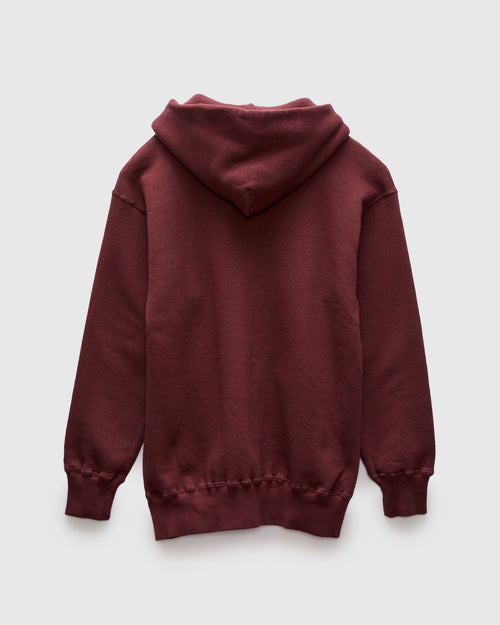 Tsuriami Loopwheel Zip Hoodie in Bordeux