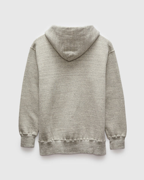 Tsuriami Loopwheel Zip Hoodie in Heather Grey