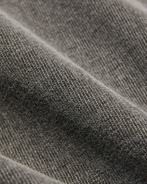 Stand Wheeler Long Sleeve Pigment-Dyed Tee in Sumikuro