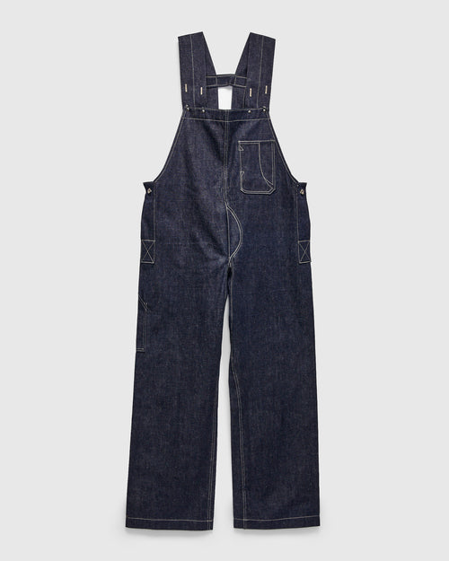 1930s Denim Overall Dungarees in Indigo Blue