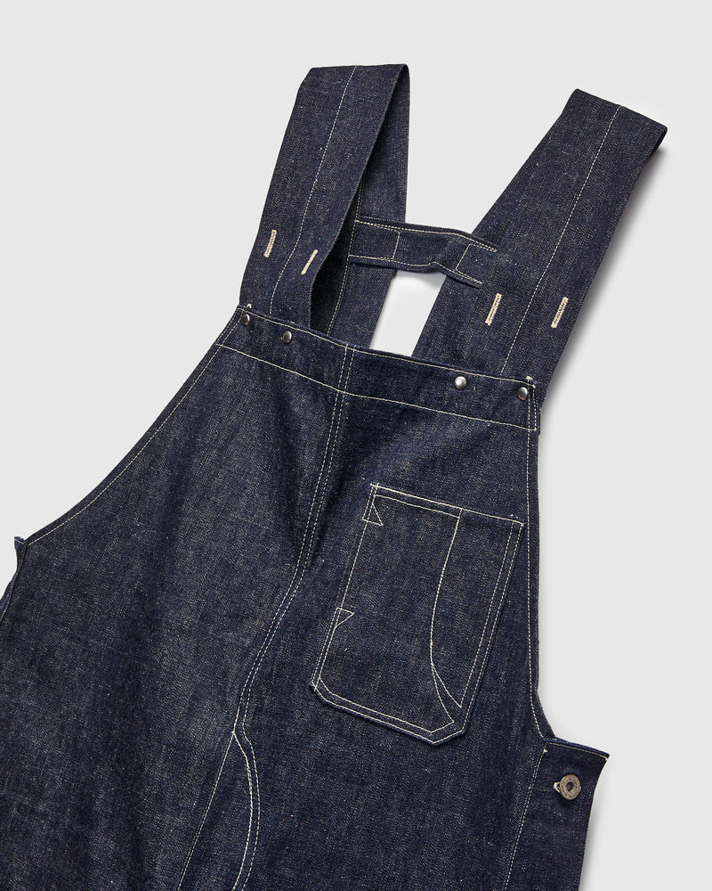 1930s Denim Overall Dungarees in Indigo Blue