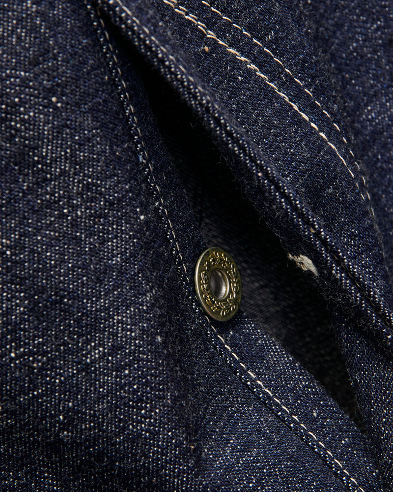 1930s Denim Overall Dungarees in Indigo Blue