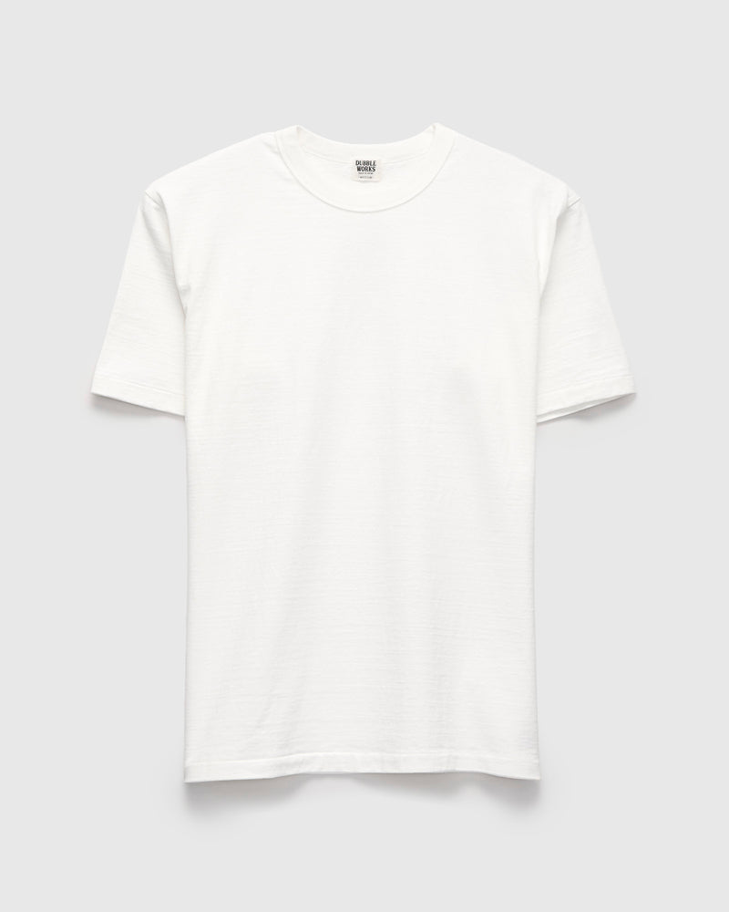 Fallen Cotton Slub Tee in Off White
