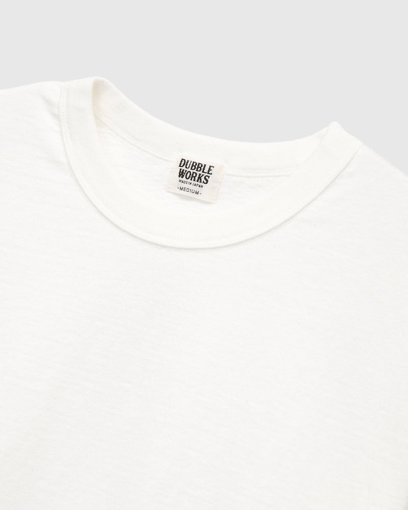 Fallen Cotton Slub Tee in Off White