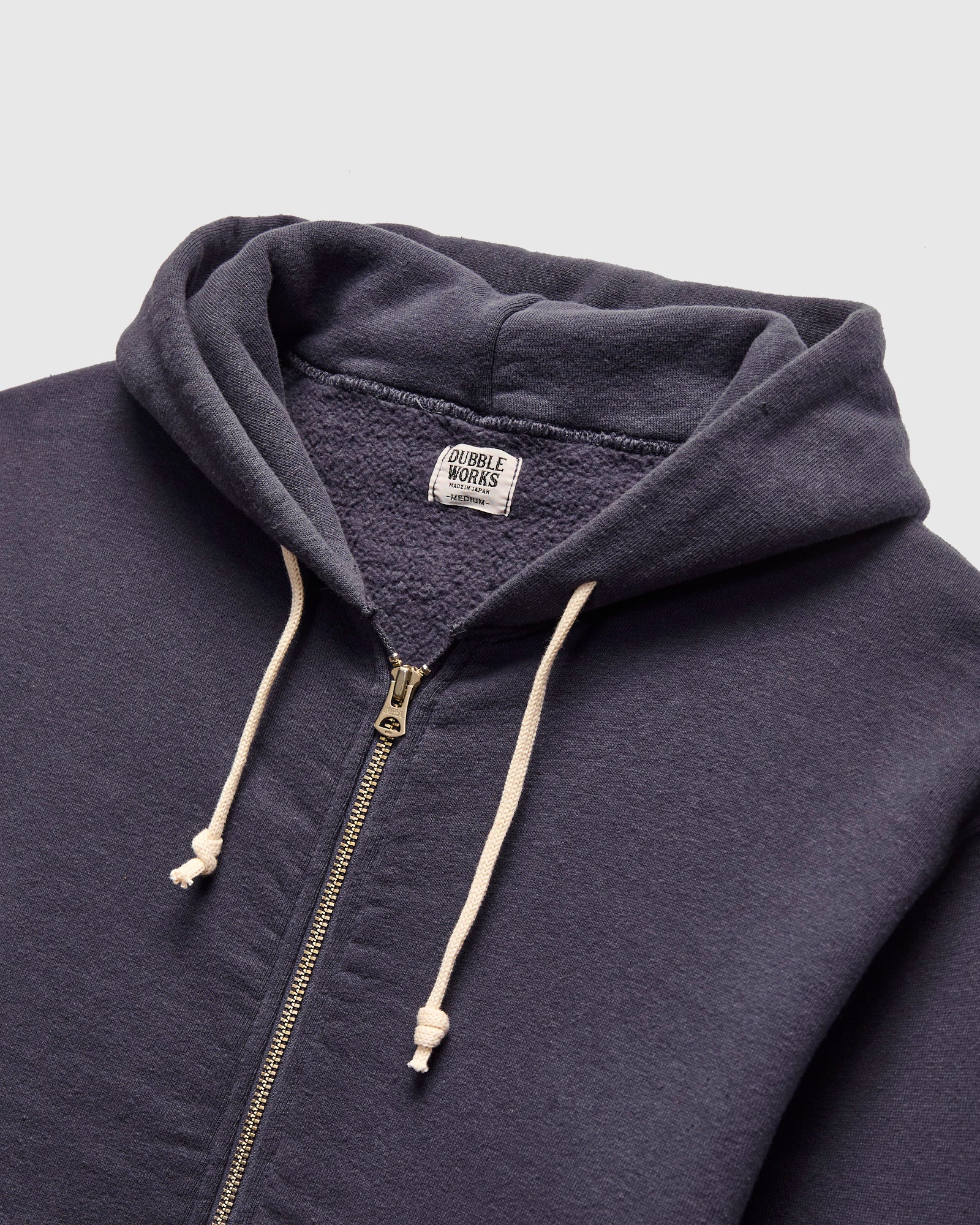 Tsuriami Loopwheel Zip Hoodie in Navy – Blue Owl Workshop