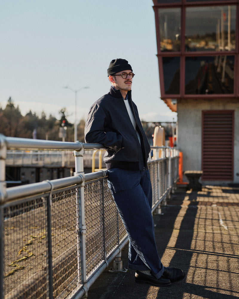 U.S.N Blue Deck Jacket in Navy
