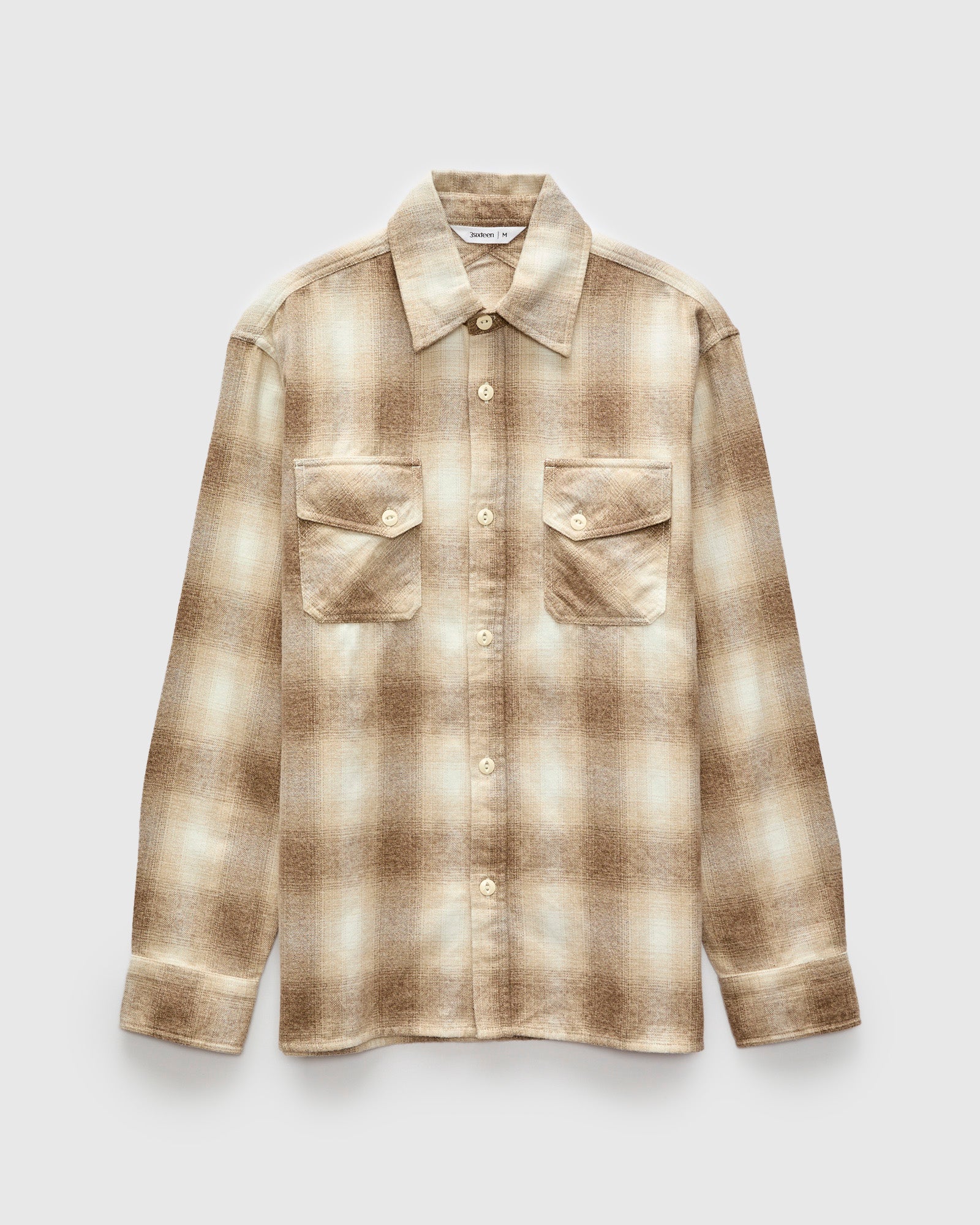 Crosscut Flannel in Sand Ombre – Blue Owl Workshop