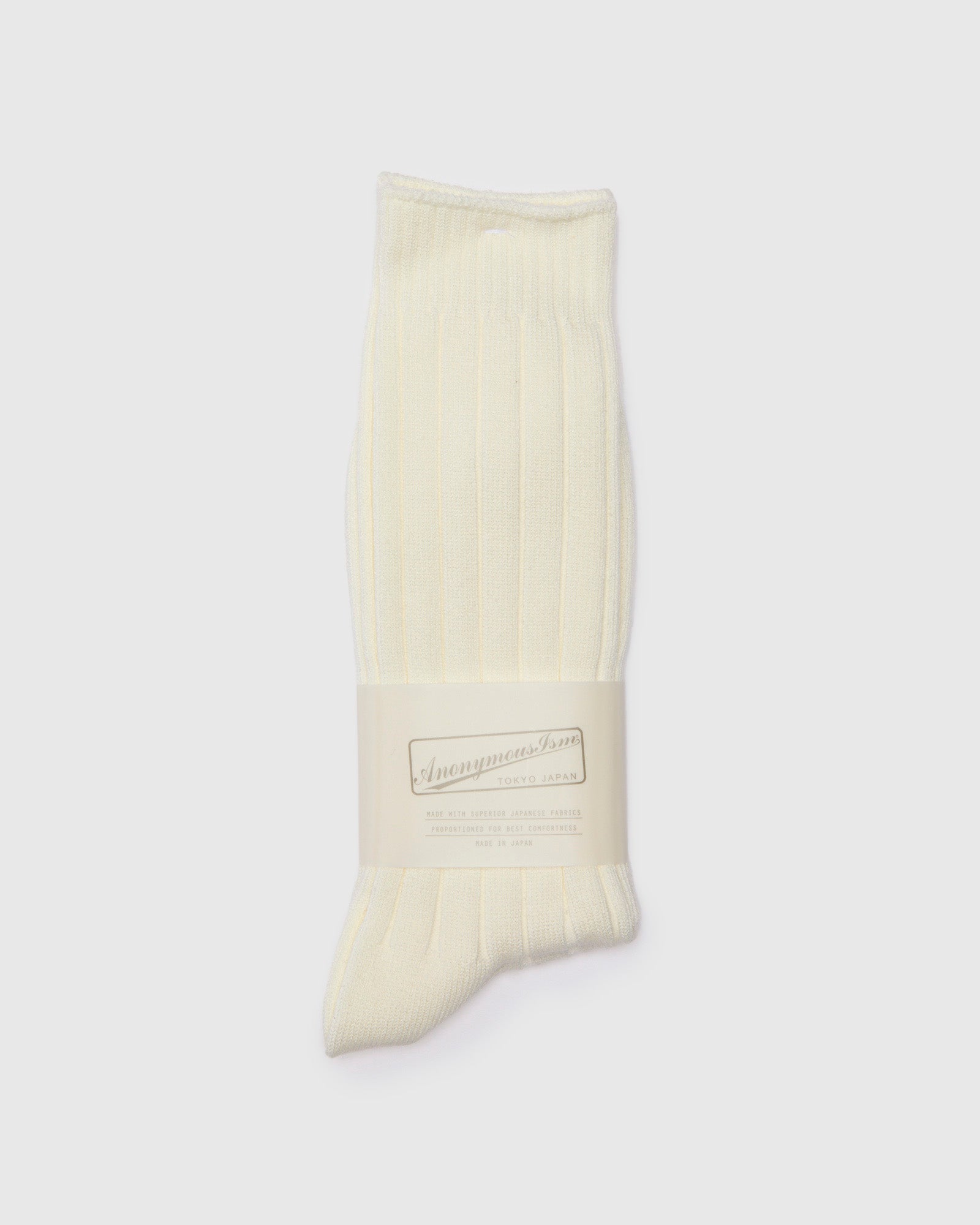 Bold Rib Crew in Off White – Blue Owl Workshop