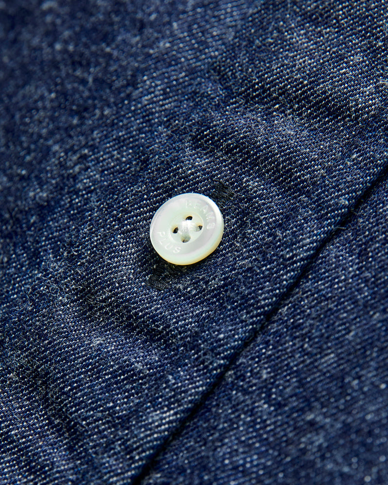 Denim Button-Down Shirt in Indigo