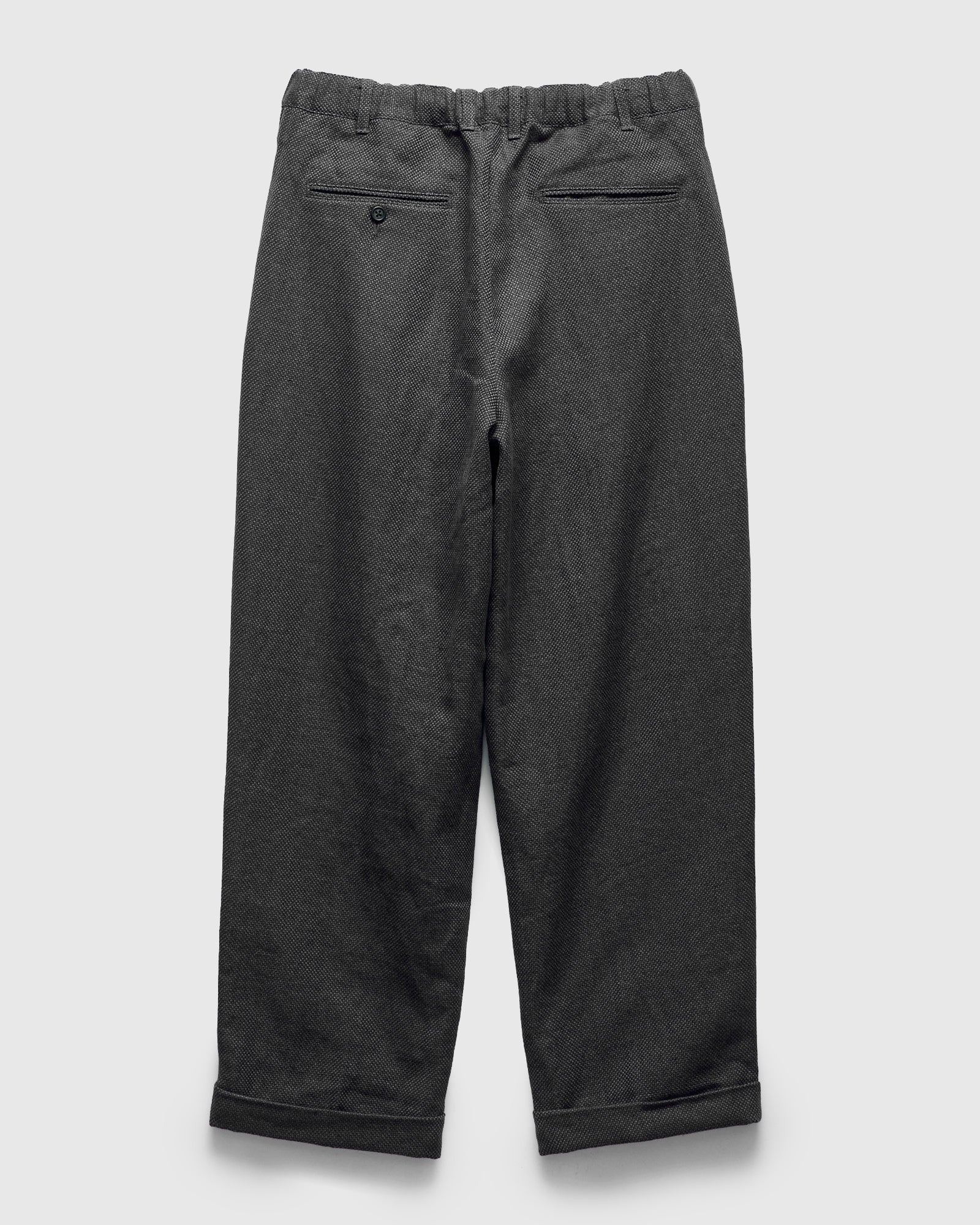 2-Pleats Cotton Linen Relax Trousers in Grey – Blue Owl Workshop