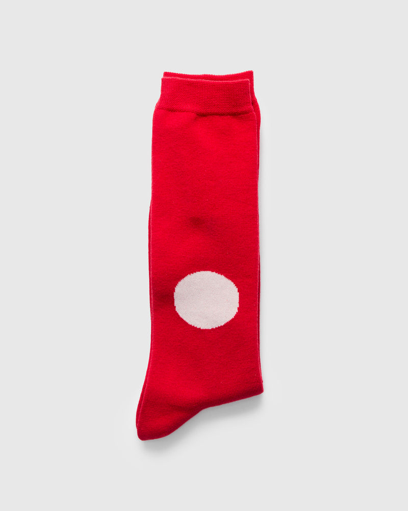 Japanese Flag Socks in Red