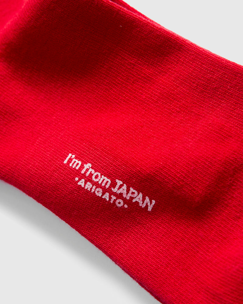 Japanese Flag Socks in Red