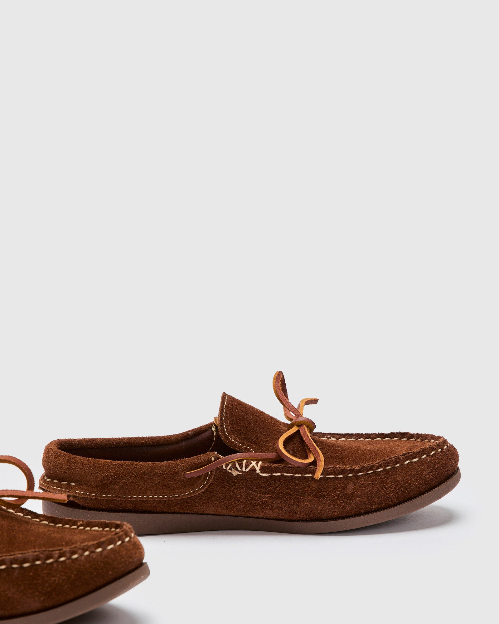 Easymoc Slip-On in Chocolate Grizzly Roughout – Blue Owl Workshop