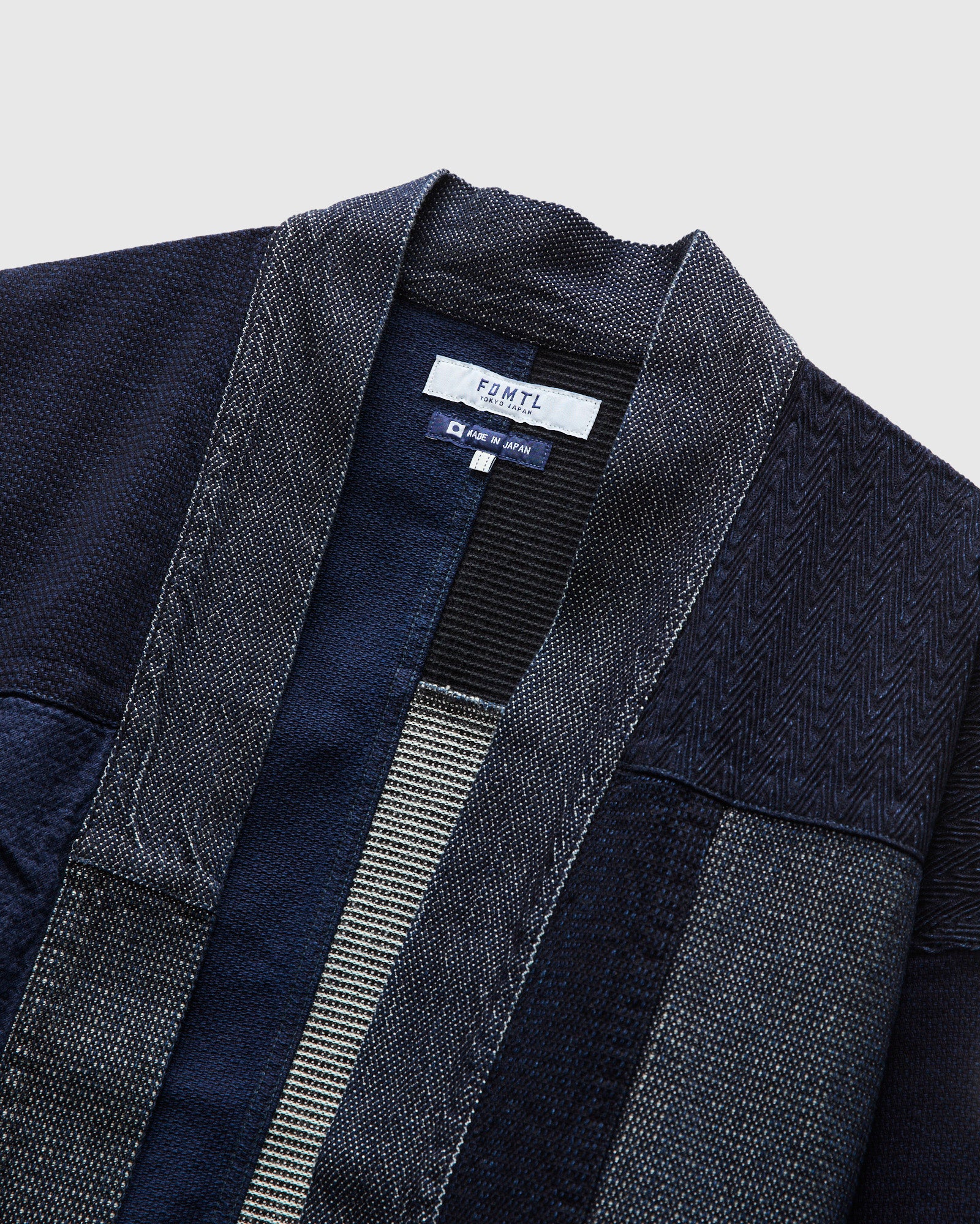 Patchwork Haori Jacket in Indigo Rinse – Blue Owl Workshop