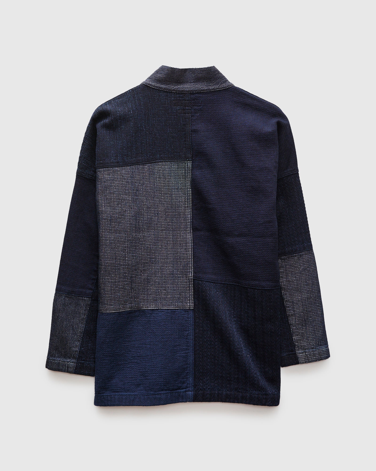 Patchwork Haori Jacket in Indigo Rinse – Blue Owl Workshop