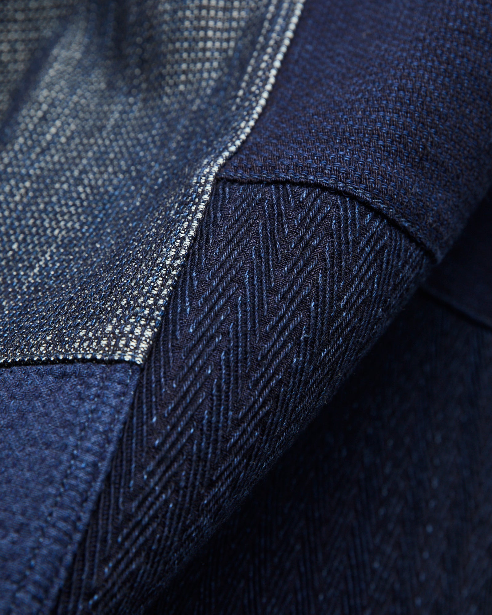 Patchwork Haori Jacket in Indigo Rinse – Blue Owl Workshop