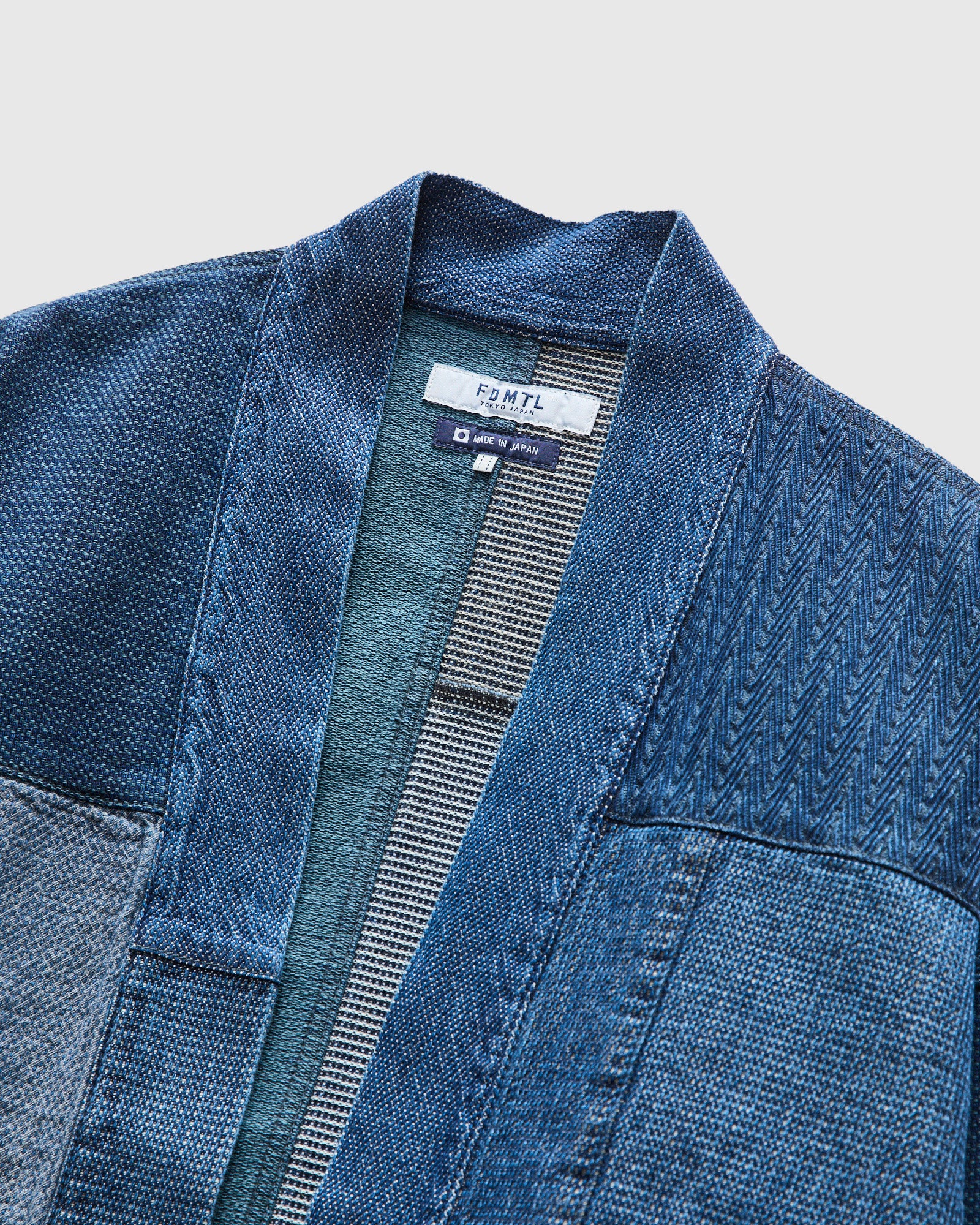 Patchwork Haori Jacket in Indigo 3-Year Wash – Blue Owl Workshop
