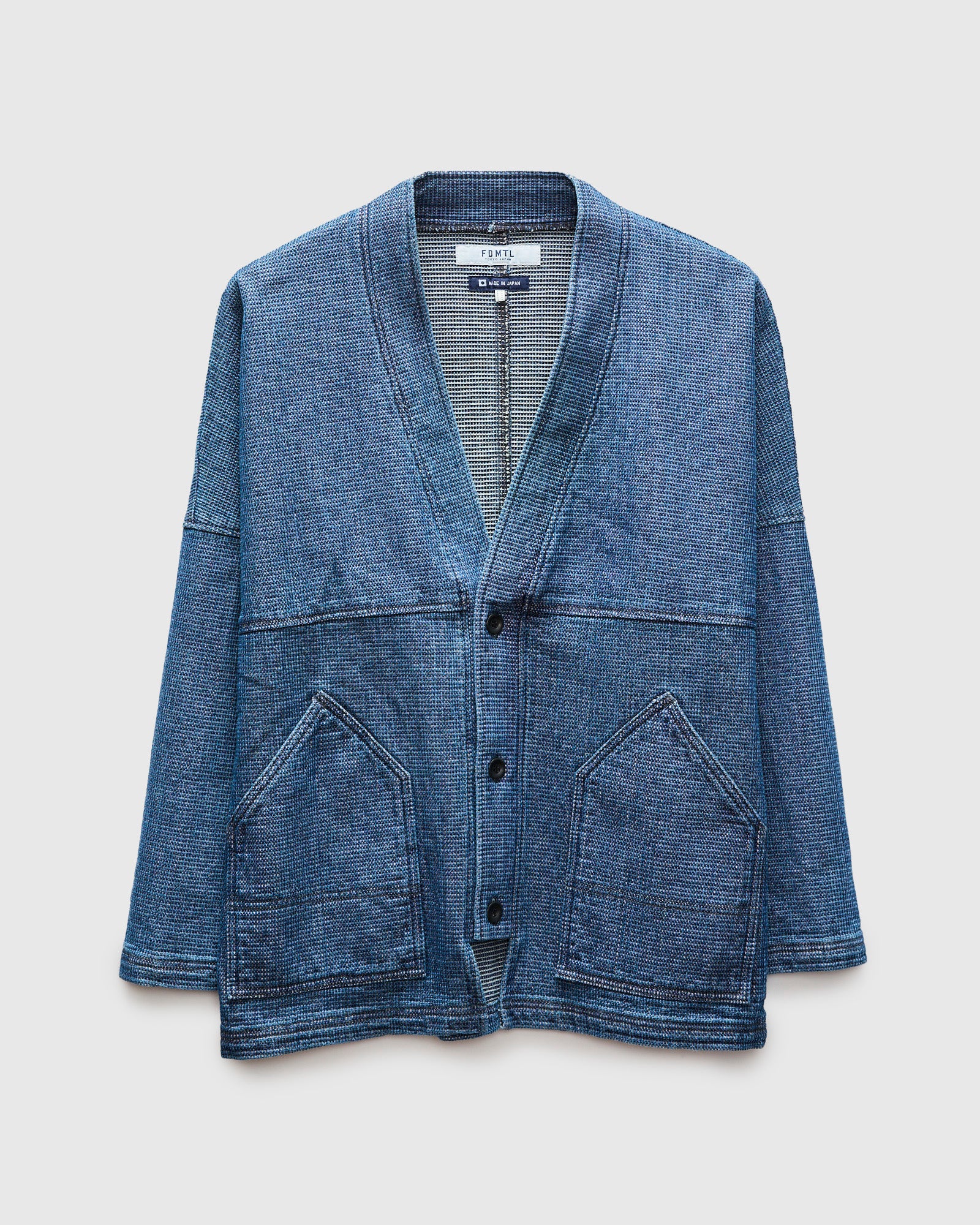 Haori Cardigan in Indigo 3-Year Wash – Blue Owl Workshop
