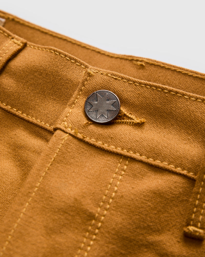 "Portola" 15oz Camel Selvedge Duck Pant - Tapered Fit