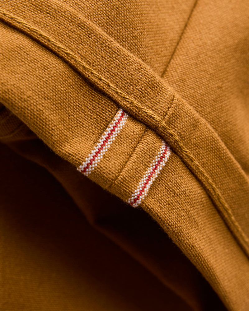 "Portola" 15oz Camel Selvedge Duck Pant - Tapered Fit