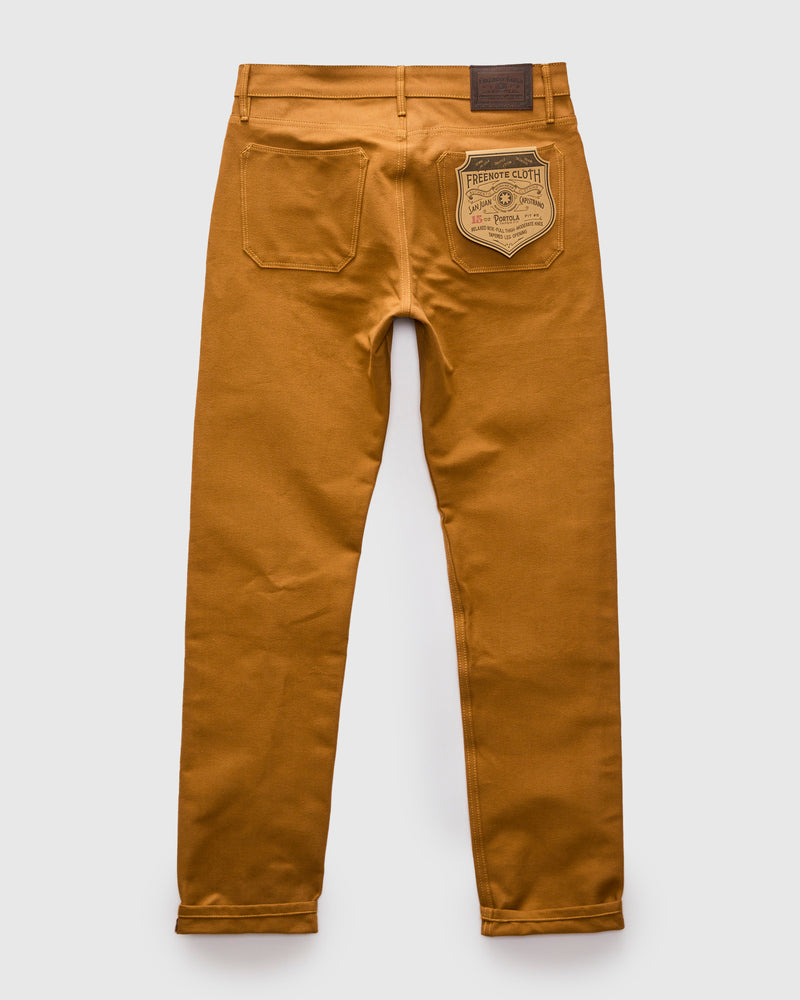 "Portola" 15oz Camel Selvedge Duck Pant - Tapered