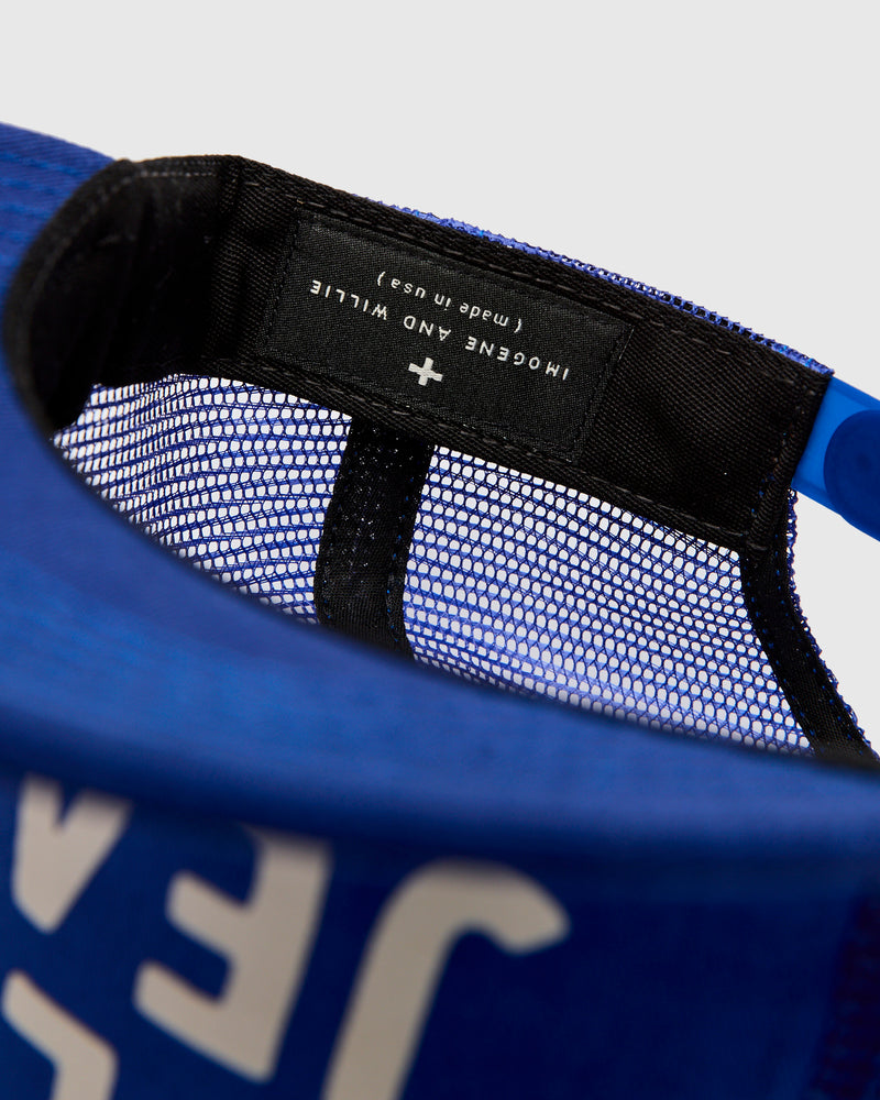 Blue Jeans Trucker Cap in Blue