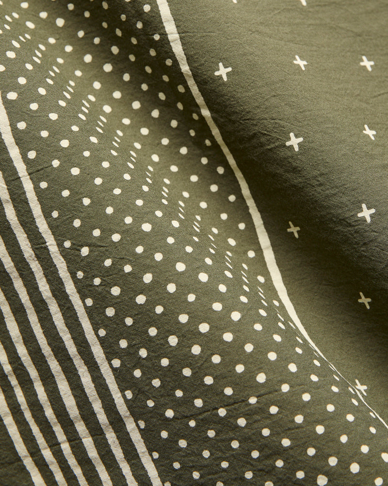 Vintage Bandana in Olive