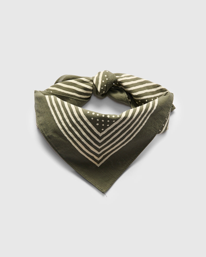 Vintage Bandana in Olive