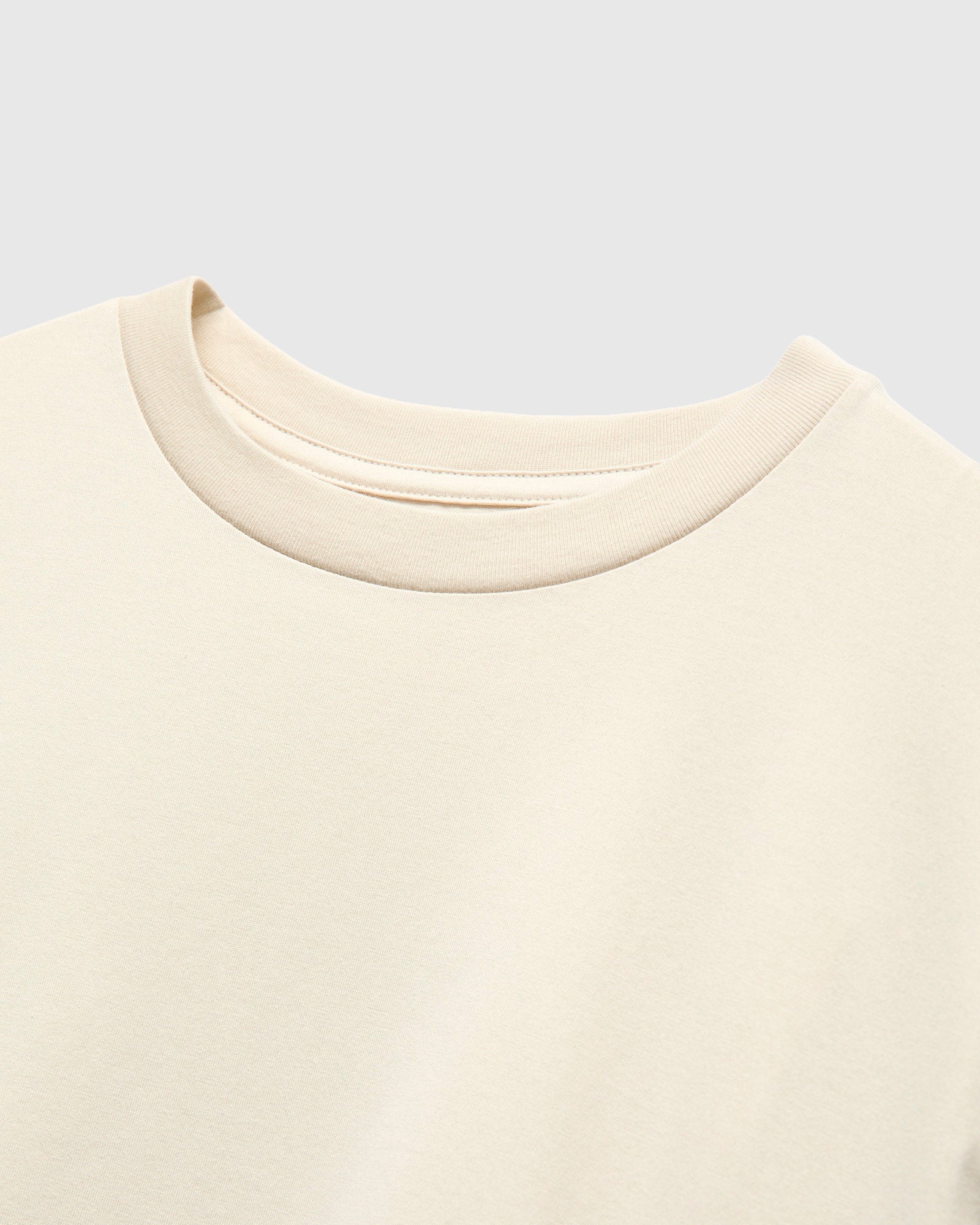 Suvin Cotton Suede Tenjiku S/S Tee in Almond – Blue Owl Workshop