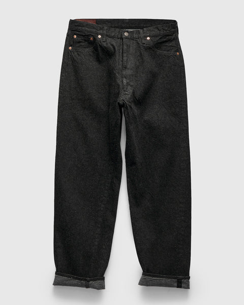 5P Zipper Front Denim Pants in Black One Wash – Blue Owl Workshop