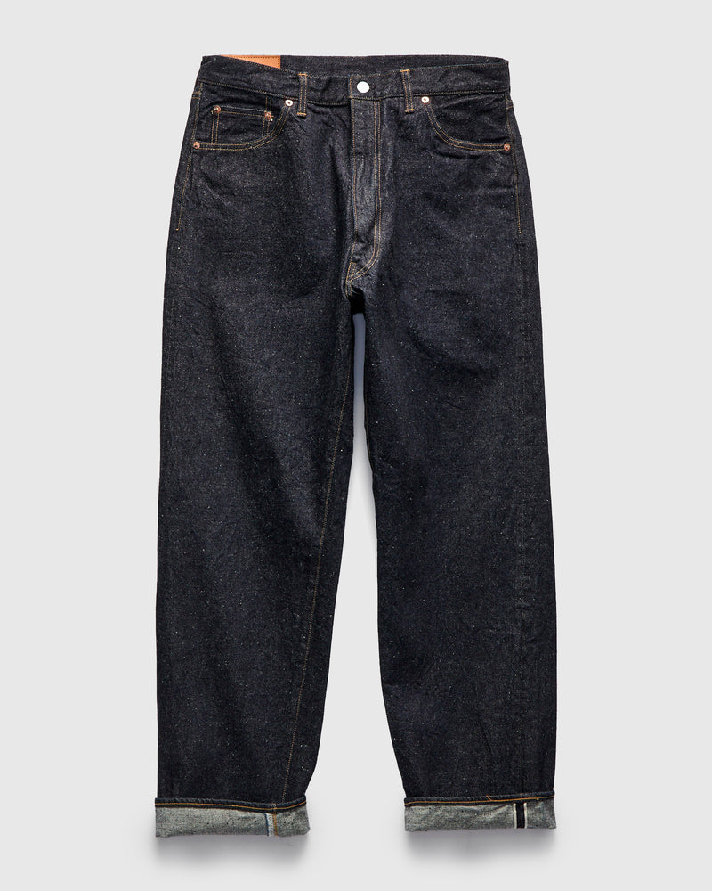 5P Zipper Front Denim Pants in Indigo One Wash