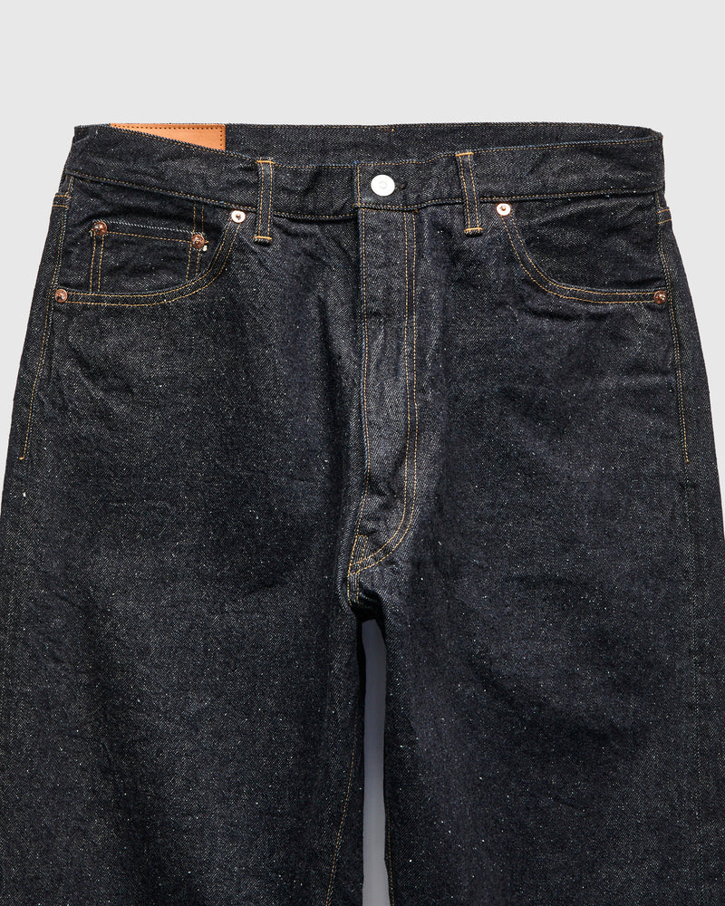 5P Zipper Front Denim Pants in Indigo One Wash