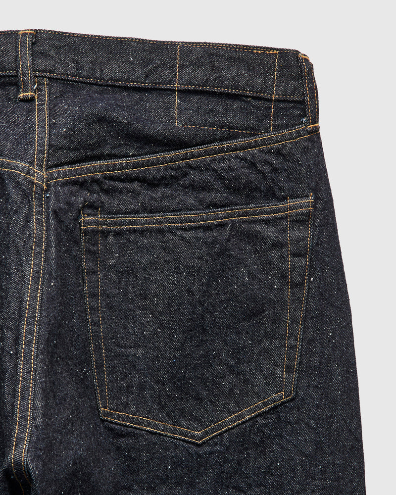 5P Zipper Front Denim Pants in Indigo One Wash