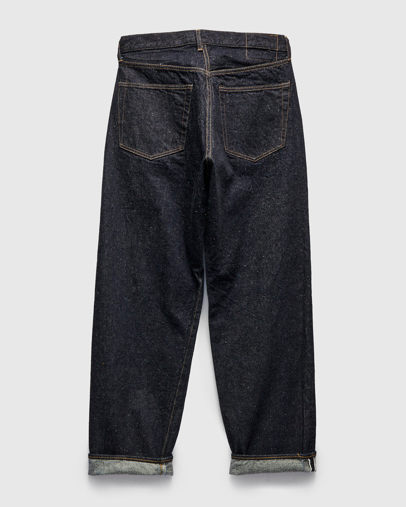 5P Zipper Front Denim Pants in Indigo One Wash