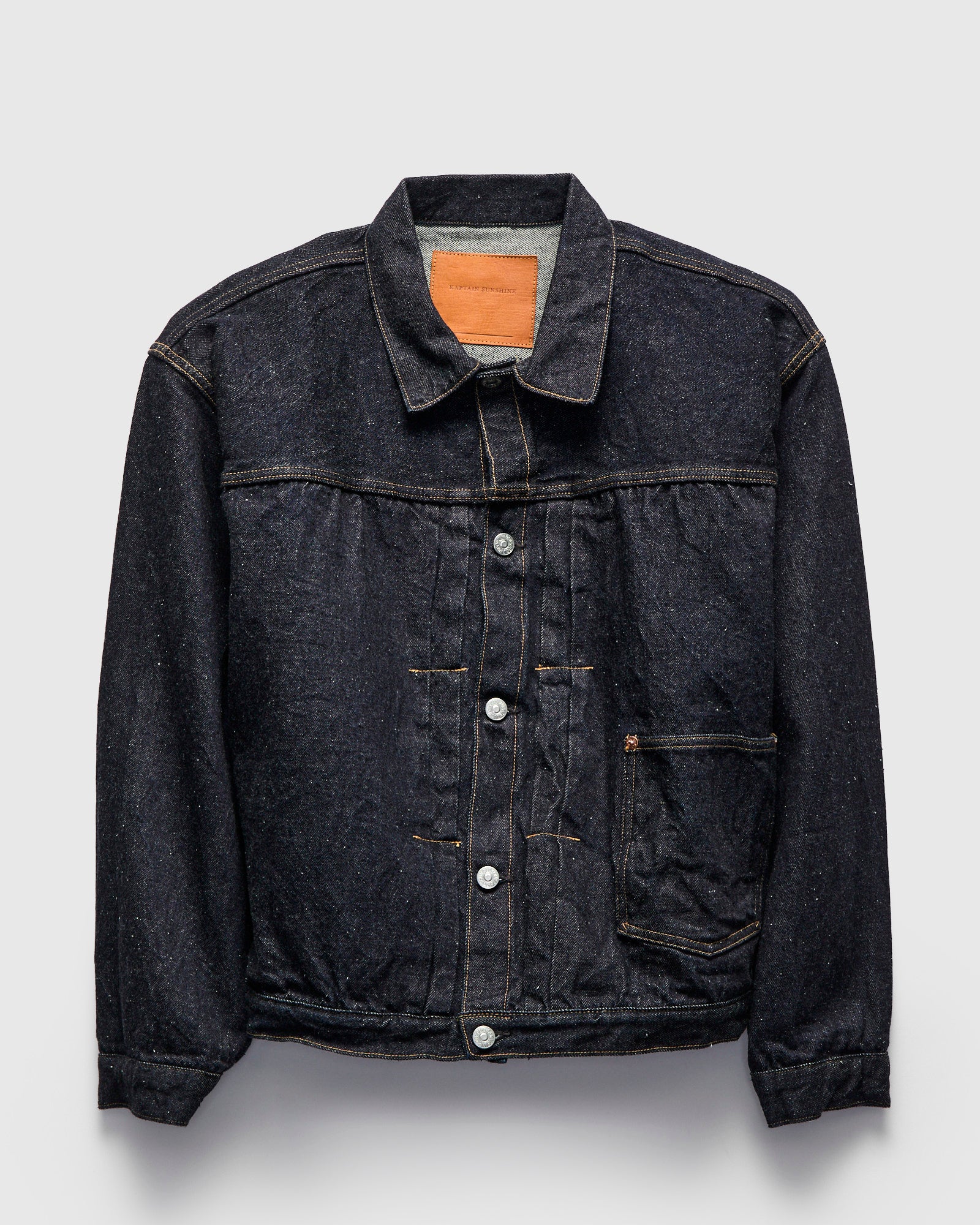 Denim Tracker 1P Jacket in Indigo – Blue Owl Workshop Denim Tracker 1P Jacket in Indigo – Blue Owl Workshop