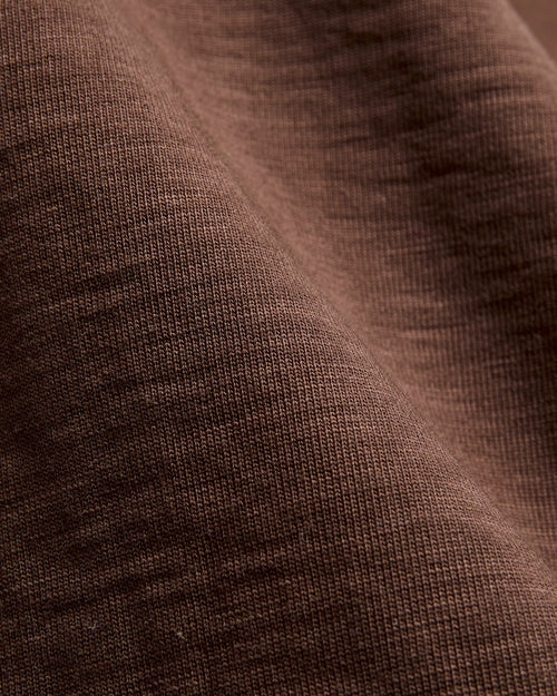 2S14 "Good Originals" Super Heavyweight 10.7oz Loopwheel T-Shirt in Chocolate