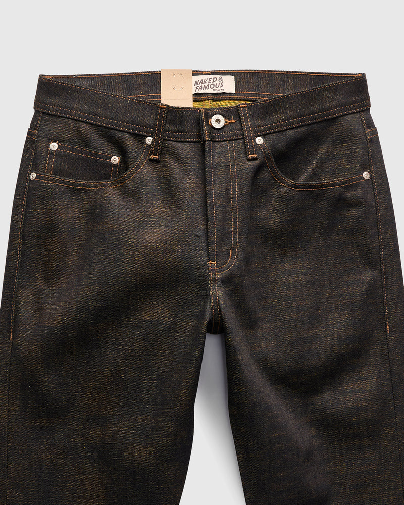 "Citrus Kasuri" 14oz Selvedge Denim - Weird Guy Fit
