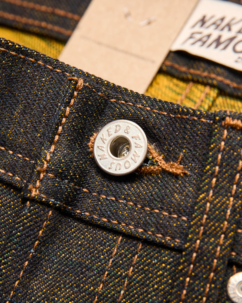 "Citrus Kasuri" 14oz Selvedge Denim - Weird Guy Fit