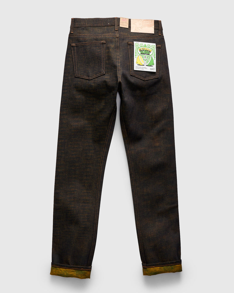 "Citrus Kasuri" 14oz Selvedge Denim - Weird Guy Fit