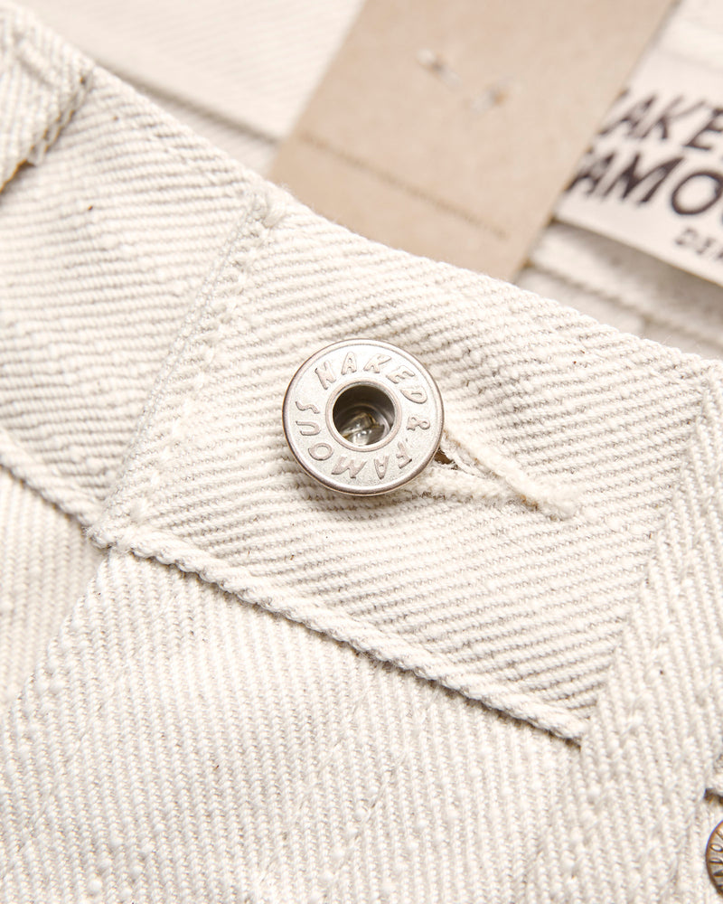 "Tabi" 11.5oz Off White Selvedge Denim - True Guy Fit