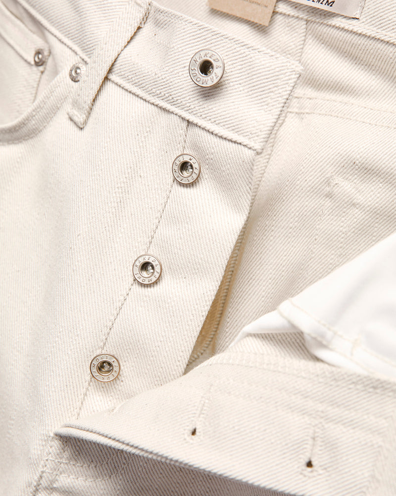 "Tabi" 11.5oz Off White Selvedge Denim - True Guy Fit