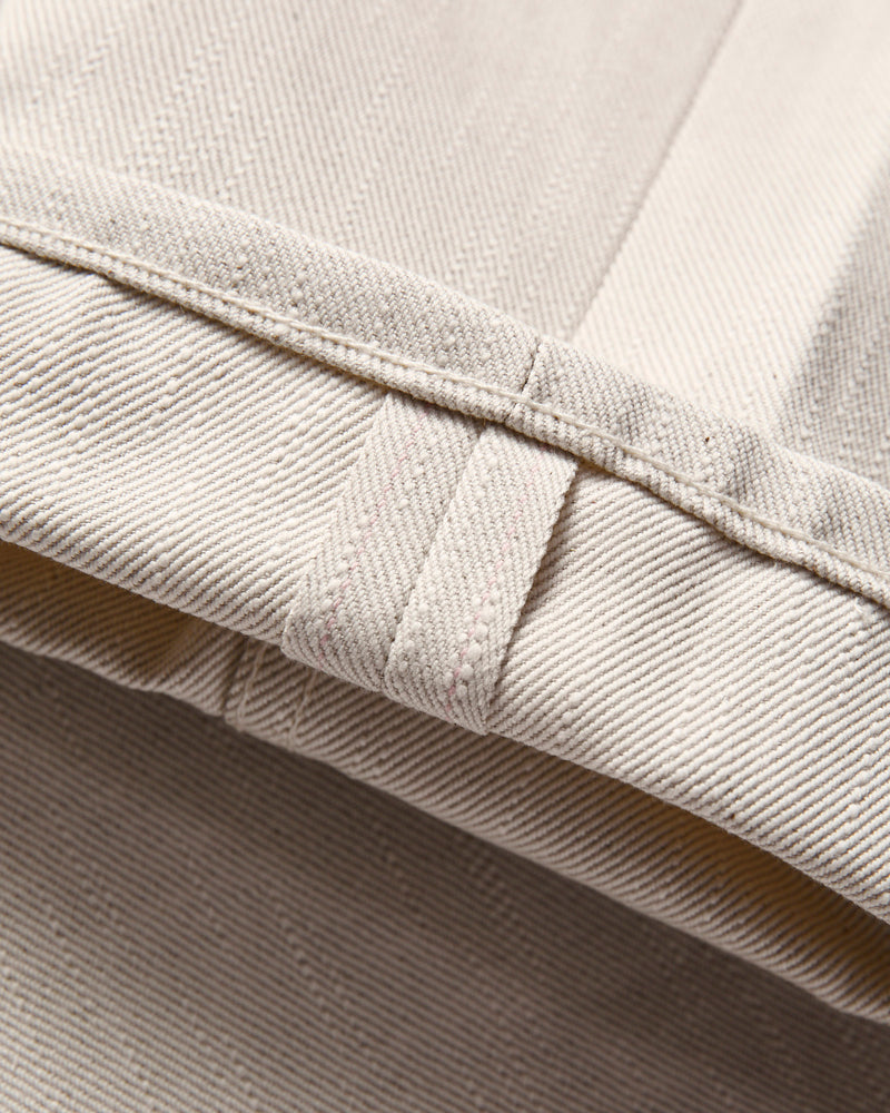 "Tabi" 11.5oz Off White Selvedge Denim - True Guy Fit