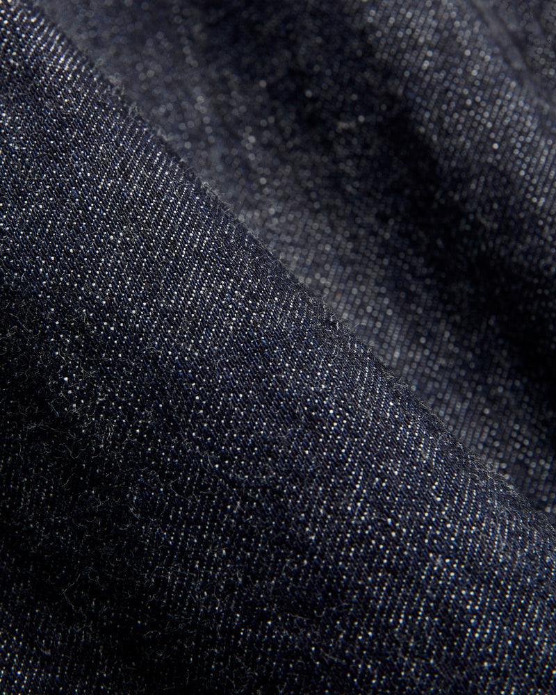 3115 13.5oz Type-1 Selvedge Denim Jacket in Rinsed Indigo