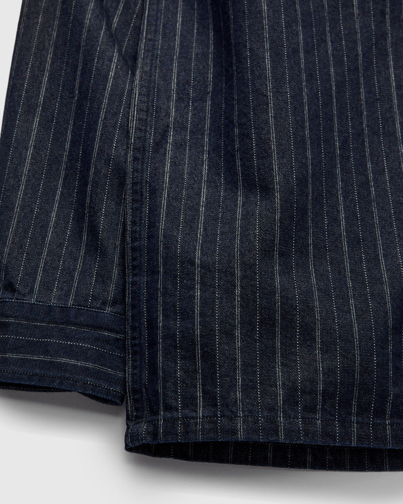 5122 8oz Denim Dobby Stripe Shirt in Indigo