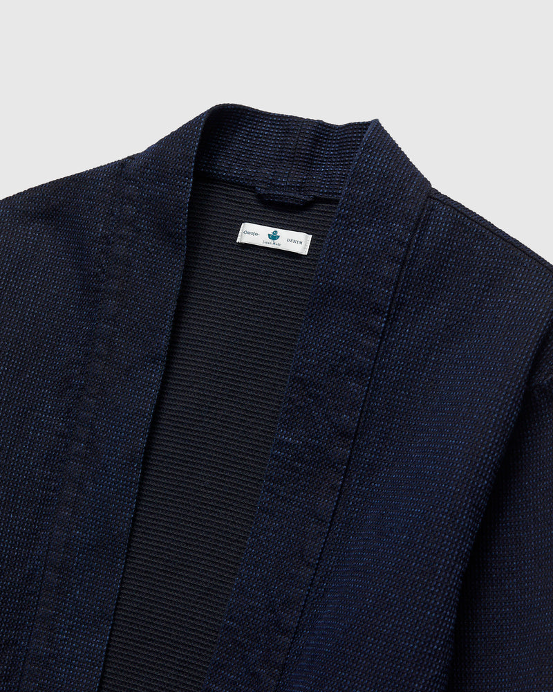 8820 "Cube Sashiko" 12oz Denim Happi in Indigo